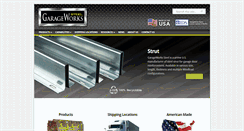 Desktop Screenshot of garageworkssteel.com